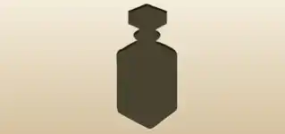 Decanter silhouette