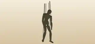 Puppet silhouette