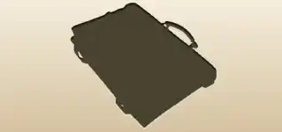 Briefcase silhouette