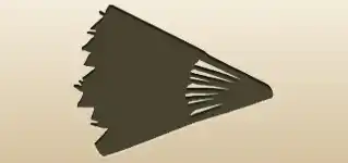 Hand Fan silhouette