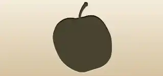 Apple silhouette