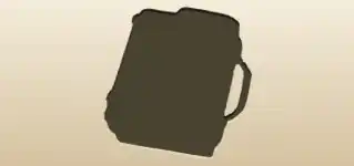 Briefcase silhouette