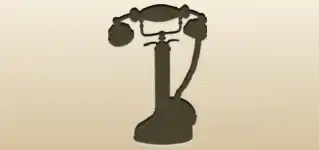 Telephone silhouette