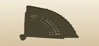 Hand Fan silhouette