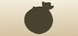 Apple silhouette