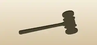 Gavel silhouette