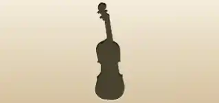 Violin silhouette