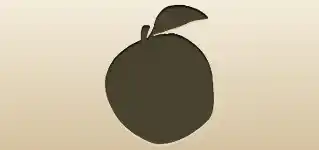 Apple silhouette