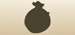 Apple silhouette