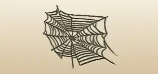 Spider Web silhouette