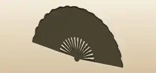 Hand Fan silhouette