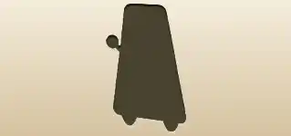 Metronome silhouette