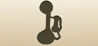 Telephone silhouette