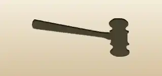 Gavel silhouette