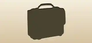 Briefcase silhouette
