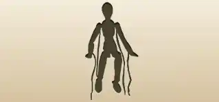 Puppet silhouette