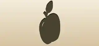 Apple silhouette