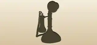 Telephone silhouette
