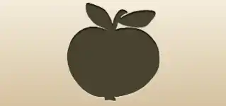 Apple silhouette
