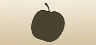 Apple silhouette