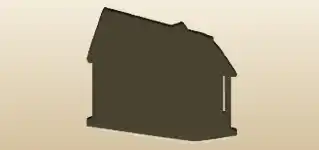 Building Model silhouette