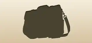 Briefcase silhouette