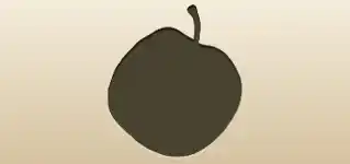 Apple silhouette