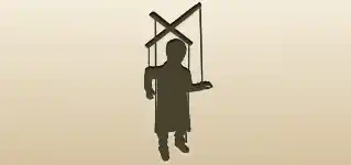 Puppet silhouette