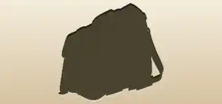 Briefcase silhouette
