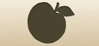 Apple silhouette
