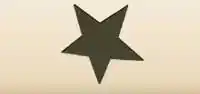 スターのシルエット