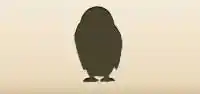 フクロウのシルエット