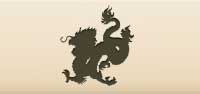 Dragon silhouette