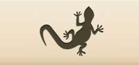 Lizard silhouette