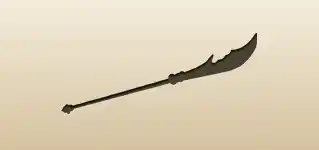 Guandao silhouette
