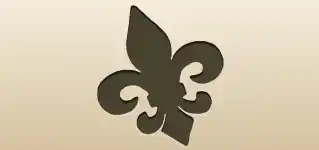 Fleur-de-Lis silhouette
