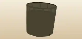 Glass silhouette