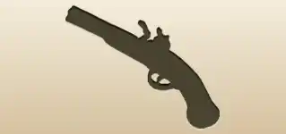 Pistol silhouette