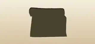 Newspaper silhouette