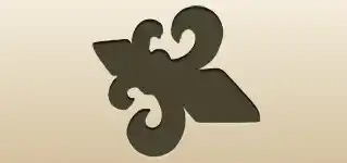 Fleur-de-Lis silhouette