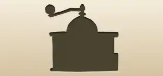 Coffee Grinder silhouette