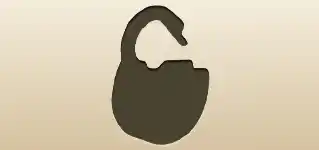 Padlock silhouette