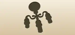 Candelabrum silhouette