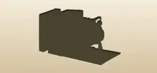 Camera silhouette