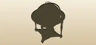 Globe silhouette