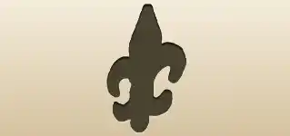 Fleur-de-Lis silhouette