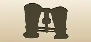 Binoculars silhouette