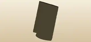 Newspaper silhouette