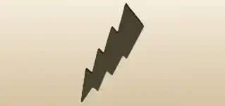 Lightning silhouette
