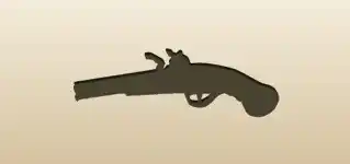 Pistol silhouette